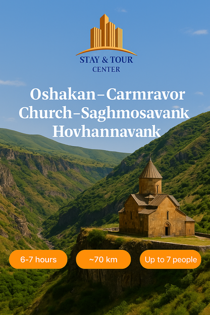 Ошакан – Кармравор – Сагмосаванк – Оганнаванк