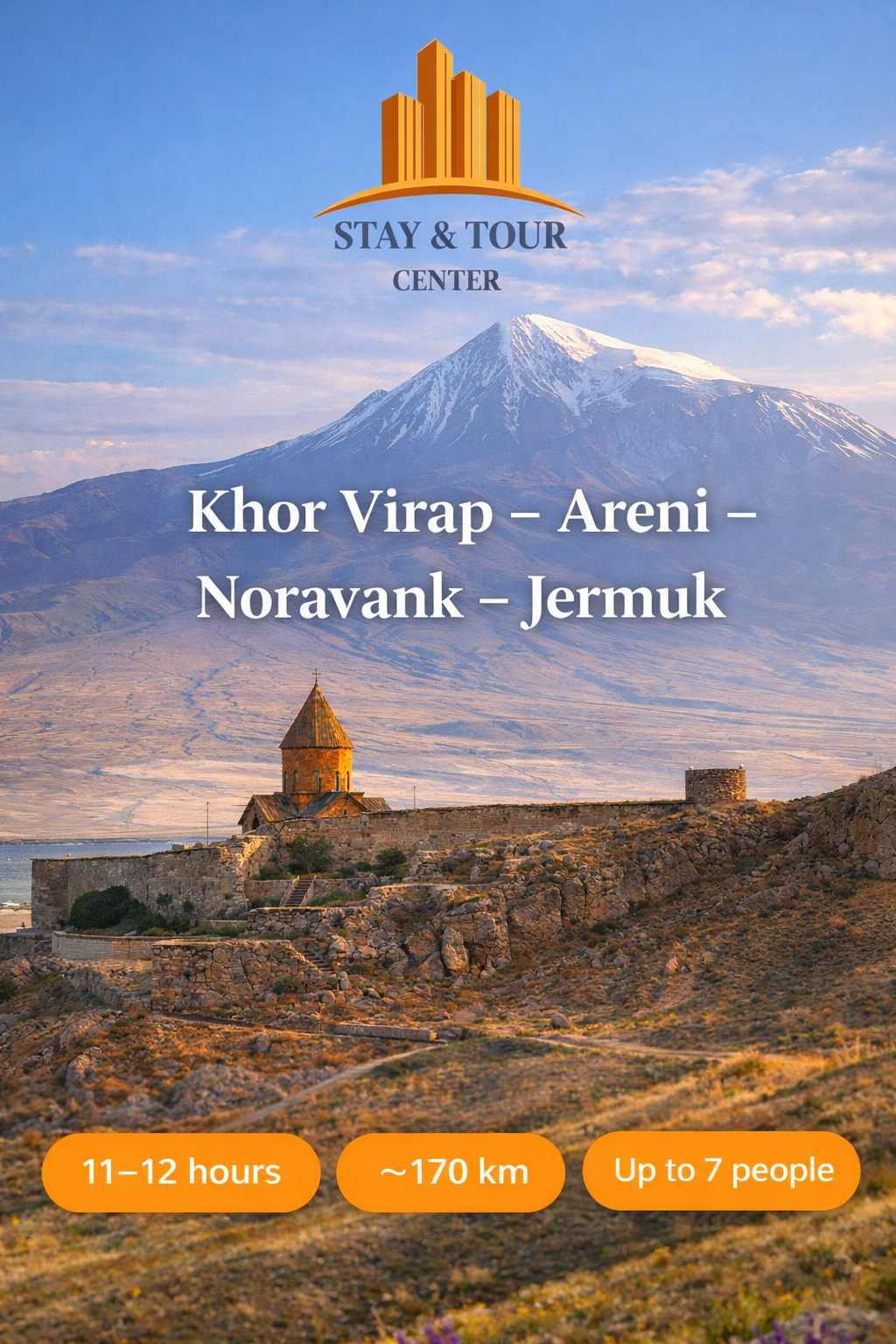 Хор Вирап – Арени – Нораванк – Джермук